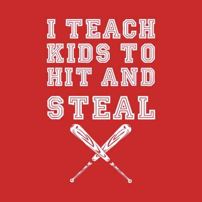 I Teach Kids To Hit And Steal Baseball Coach Tank Top Official Coach Gifts Merch