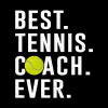 Best Tennis Coach Ever Gift Tapestry Official Coach Gifts Merch