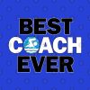 Swim Best Coach Ever Swimming And Diving Throw Pillow Official Coach Gifts Merch