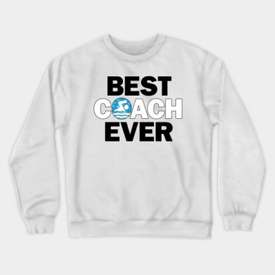 Swim Best Coach Ever Swimming And Diving Crewneck Sweatshirt Official Coach Gifts Merch