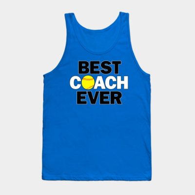 Fastpitch Softball Best Coach Ever Tank Top Official Coach Gifts Merch