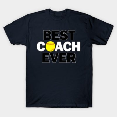 Fastpitch Softball Best Coach Ever T-Shirt Official Coach Gifts Merch