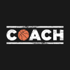 Retro Distressed Basketball Coach Icon Throw Pillow Official Coach Gifts Merch