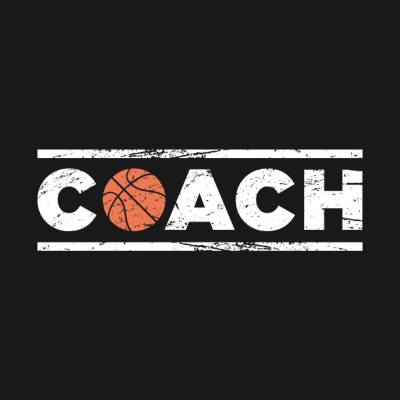 Retro Distressed Basketball Coach Icon Throw Pillow Official Coach Gifts Merch