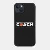 Retro Distressed Basketball Coach Icon Phone Case Official Coach Gifts Merch