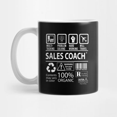 Sales Coach T Shirt Multitasking Certified Job Gif Mug Official Coach Gifts Merch