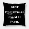 Volleyball Coach Throw Pillow Official Coach Gifts Merch