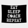 Eat Sleep Coach Repeat Tapestry Official Coach Gifts Merch
