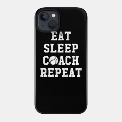 Eat Sleep Coach Repeat Phone Case Official Coach Gifts Merch