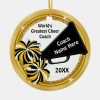 cheerleading coach gift ideas personalized ceramic ornament r387e61b6503944c89e0c48357fe9ac64 x7s2y 8byvr 1000 - Coach Gifts Store