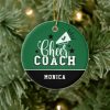cute cheer coach personalized green and black ceramic ornament re9e158de6e7845d0b2a4432f5b437598 05wi1 8byvr 1000 - Coach Gifts Store