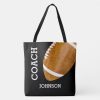 football coach vintage retro football personalized tote bag r22c013b85b16402ca4050e16a7892a7d 6k49p 1000 - Coach Gifts Store
