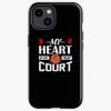 My Heart Is On That Court | Basketball Shirt | Basketball Coach Gift | Basketball Team Gift | Sports Quote | Basketball Quotes | Basketball Player | Basketball Tshirt Iphone Case Official Coach Gifts Merch