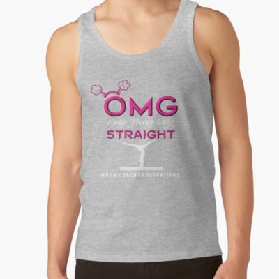 Funny Omg Keep Those Gymnastics Legs Straight Coach Appreciaiton Gift Tank Top Official Coach Gifts Merch