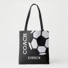 soccer coach personalized sports modern black tote bag ra8efe283cc0f45faa8b3d76b4a820e12 6kcf1 1000 - Coach Gifts Store