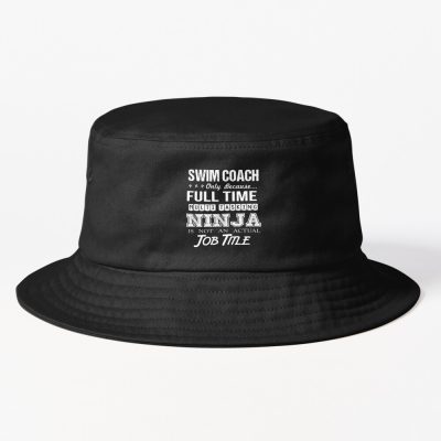 Swim Coach - Multitasking Ninja Bucket Hat Official Coach Gifts Merch