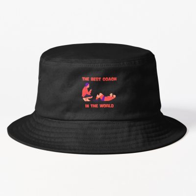 The Best Coach In The World | Game Plan Genius Bucket Hat Official Coach Gifts Merch