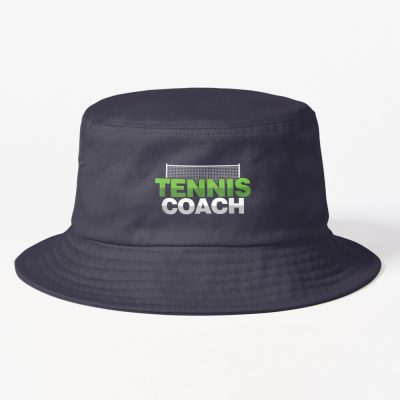 Tennis Coach Net Racket Tennis Player Squash Sport Gift Bucket Hat Official Coach Gifts Merch