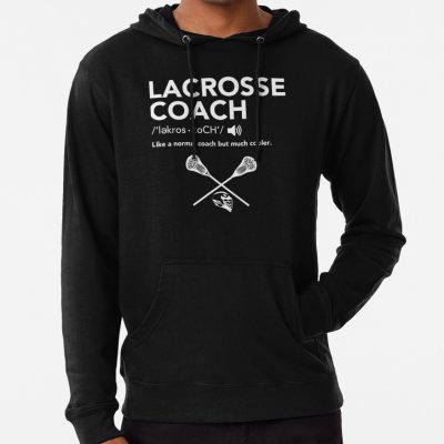 Lacrosse Coach Definition Hoodie Official Coach Gifts Merch