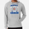 Repeat After Me Yes Coach Archery - Blue White - Funny Sports Hoodie Official Coach Gifts Merch