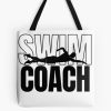 Swim Coach For Swimming Coaches Tote Bag Official Coach Gifts Merch