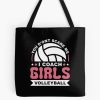 You Don'T Scare Me I Coach Girls Volleyball, Volleyball Lover Tote Bag Official Coach Gifts Merch