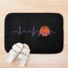 Basketball Heartbeat ,I Love Basketbal,Pulse Basketball Heartbeat,Basketball Coach,Basketball Player,Mens Basketball, Bath Mat Official Coach Gifts Merch