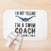 Best Swim Coach Swimming Coach Swim Coaching Bath Mat Official Coach Gifts Merch