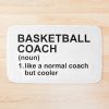 Basketball Coach Definition - Like A Normal Coach But Cooler Bath Mat Official Coach Gifts Merch