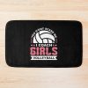 You Don'T Scare Me I Coach Girls Volleyball, Volleyball Lover Bath Mat Official Coach Gifts Merch