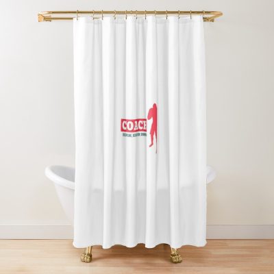 Boxing Coach: Discipline, Dedication, Domination Shower Curtain Official Coach Gifts Merch