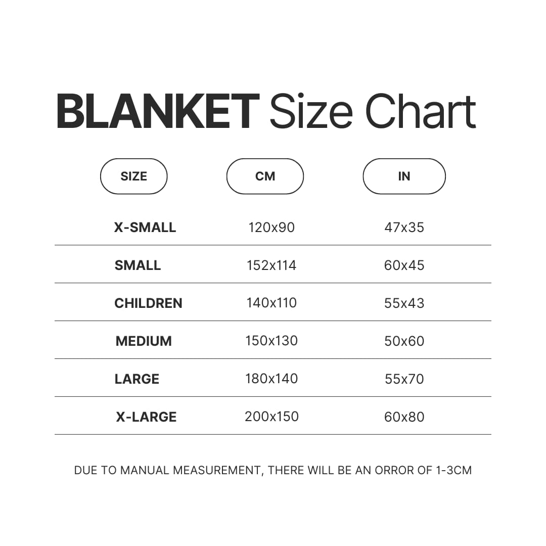 Blanket Size Chart - Coach Gifts Store