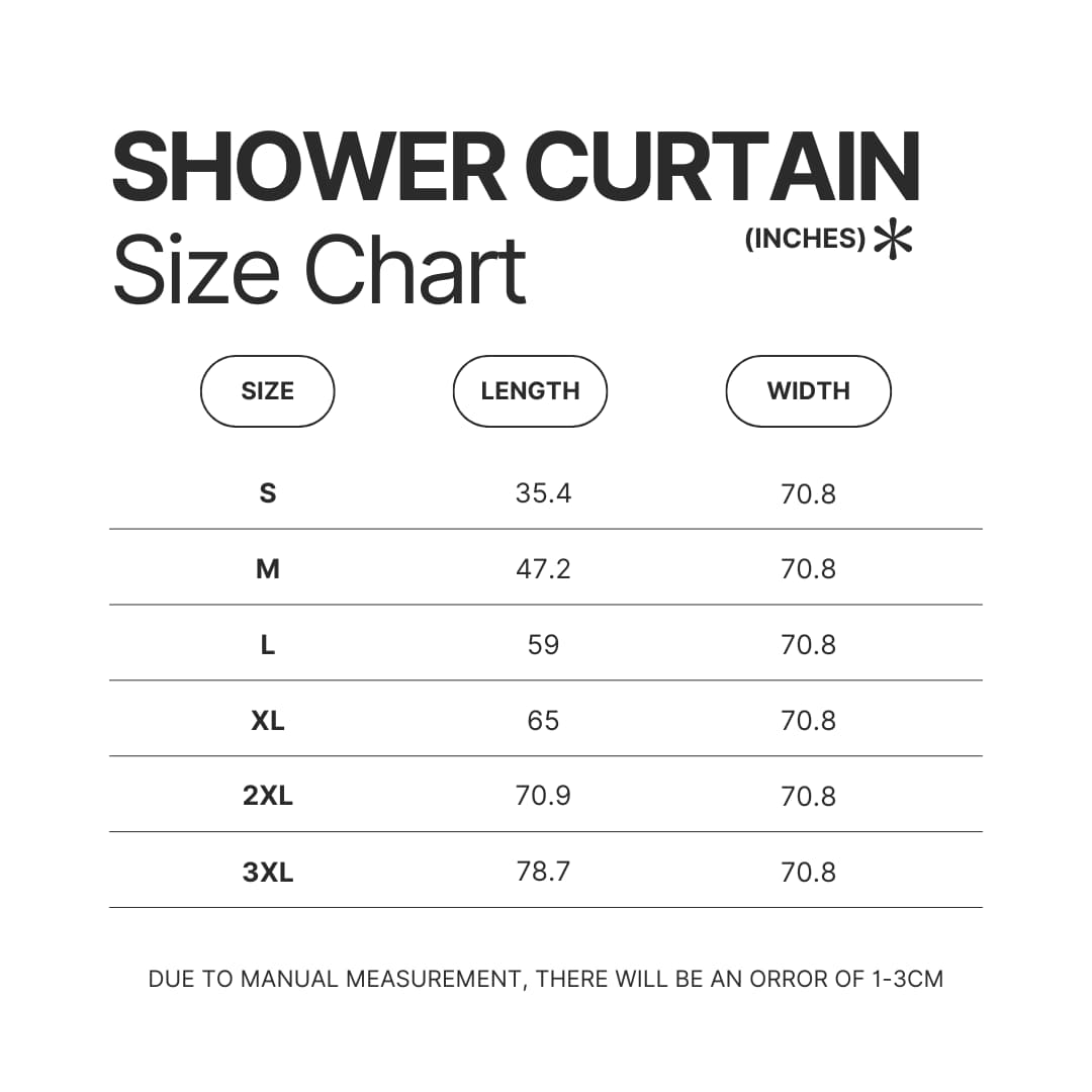 Shower Curtain Size Chart - Coach Gifts Store