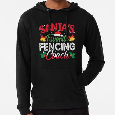 Santa Is Favorite Fencing Coach Hoodie Official Cow Anime Merch