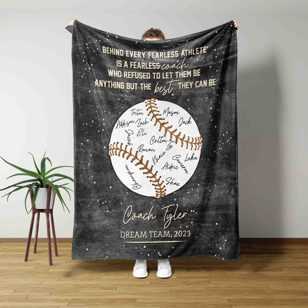 Baseball Softball Blanket Coach Blanket
